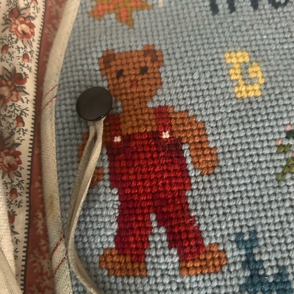 Ralph Lauren Kids Embroidered Vest with Blue and Red Accents - Picture 2 of 14